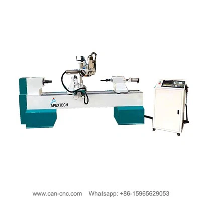 Pelarik Memusing Kayu Automatik Cnc Untuk Pegangan Tangga