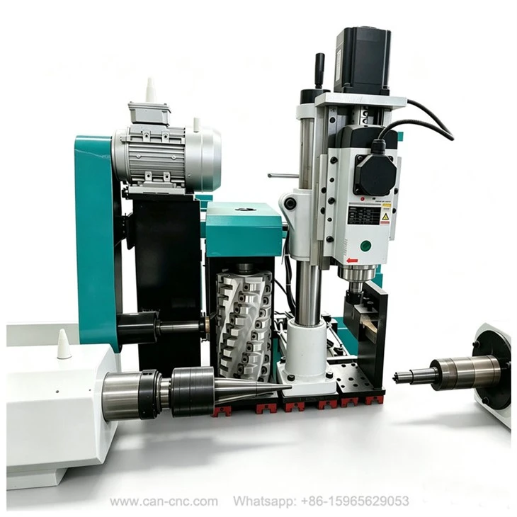 4 axis cnc wooden turning lathe carving machine (4)