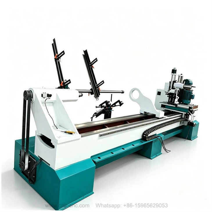 Mesin Ukir Larik Pusing Kayu 4 Paksi Cnc